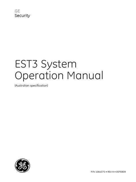Est3 System Programming Manual
