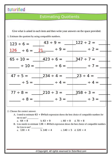 Estimate Math Worksheets 3rd Grade Estimate Math - Estimate Math