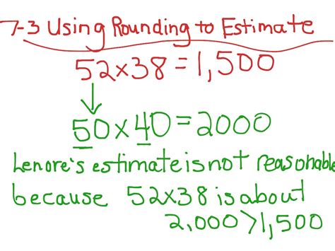 Estimate The Result Using Rounded Numbers 4th Grade 4th Grade Estimation - 4th Grade Estimation