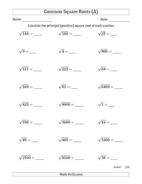 Estimating Square Roots Worksheets Free Reducing Square Roots Worksheet - Reducing Square Roots Worksheet