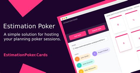 estimation poker online free