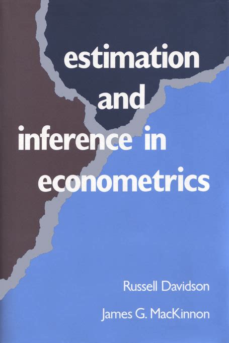 Full Download Estimation And Inference In Econometrics 