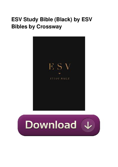 Download Esv Study Bible Pdf 