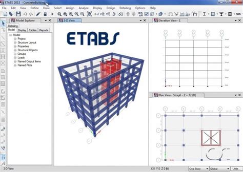 etabs example step by step tutorial
