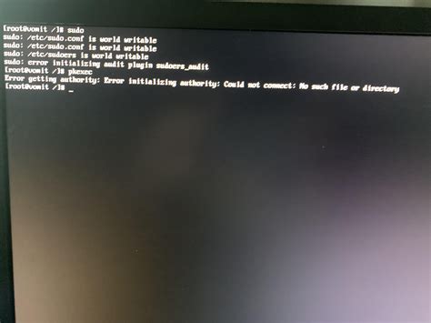 etc sudo conf is world writable