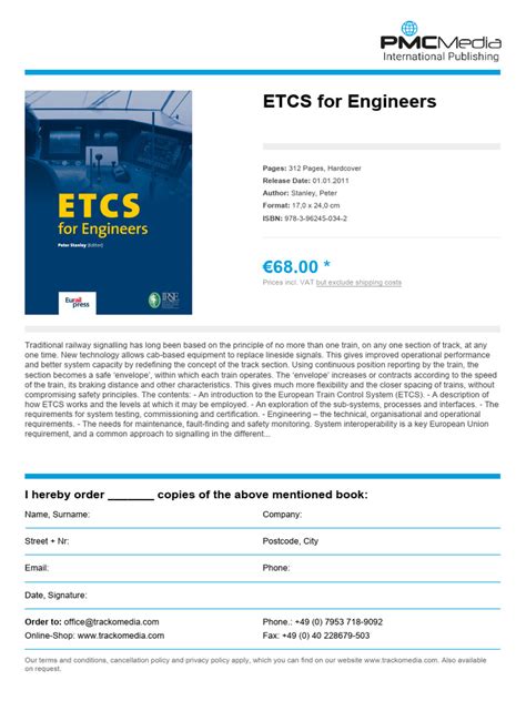 Etcs For Engineers