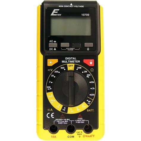 Etek Multimeter Manual