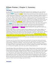 Ethan Frome Chapter 2 Summary