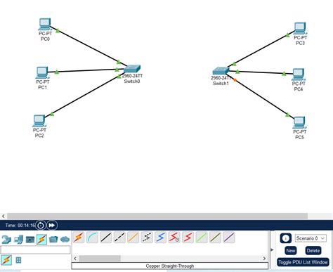 Ethernet Cable Packet Tracer
