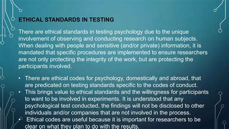 Ethical Standards In Testing Test Preparation And