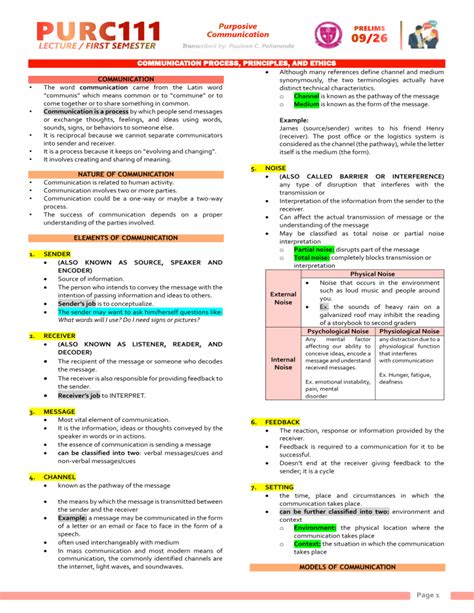 ethics and communication notes for ipcc