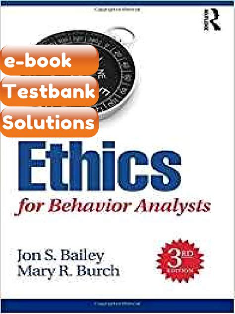 Ethics For Behavior Analysts 3rd Edition