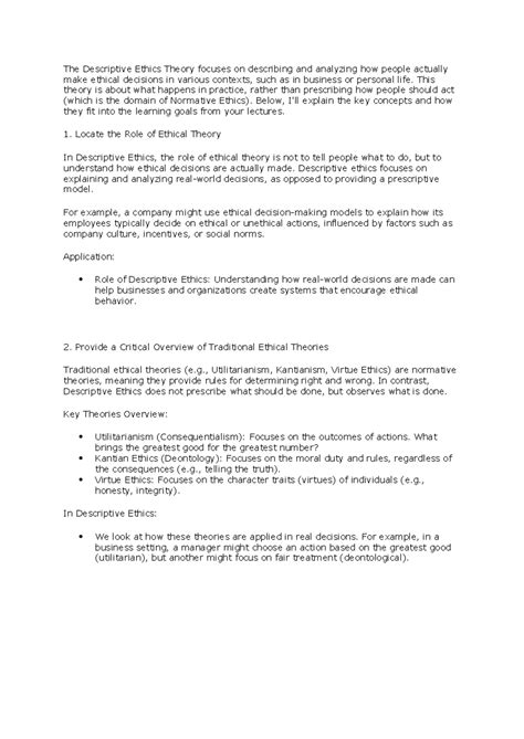 Ethics Theory And Practice Study Guide