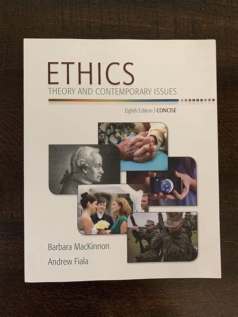 Read Online Ethics Theory And Contemporary Issues Concise Edition 