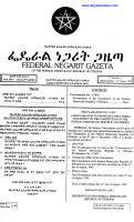 ethiopian constitution amharic