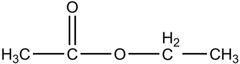 Ethyl Ethanoate Structure