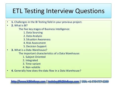 Download Etl Testing Interview Questions And Answers For Experienced 