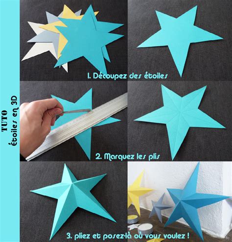 Etoile 3d En Papier   Tuto étoile De Noël En Origami Perles Amp - Etoile 3d En Papier