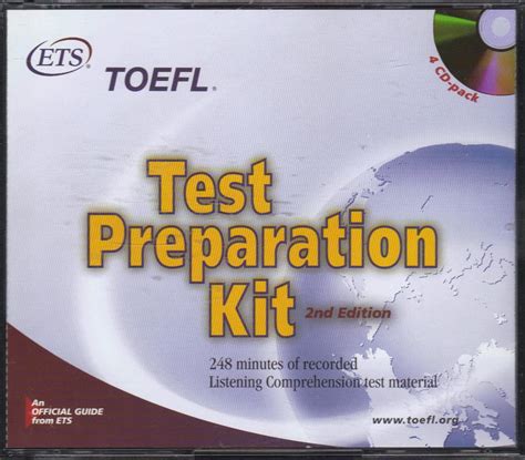 ets toefl test preparation kit workbook