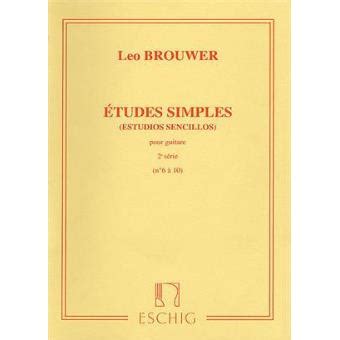 etudes simples leo brouwer biography