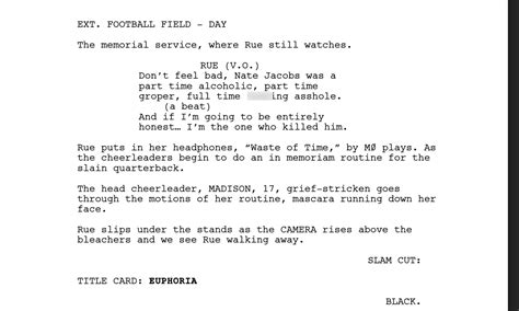 Euphoria Script Leaks