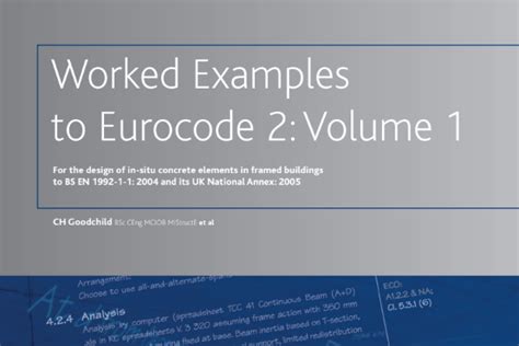 Eurocode 2 Worked Examples Home Bibm