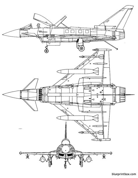 eurofighter typhoon blueprints for sheds