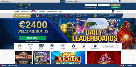 europa casino codes