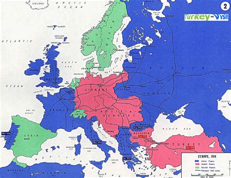 Europe Map 1914