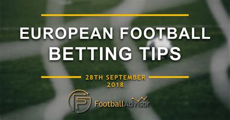 european football betting tips