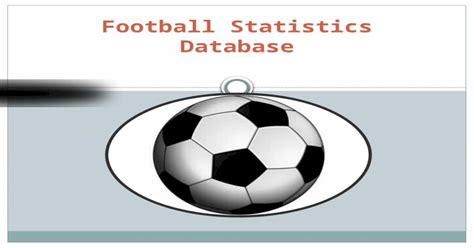 european football statistics database