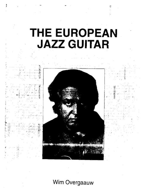 Full Download European Jazz Guitar Wim Overgaauw 