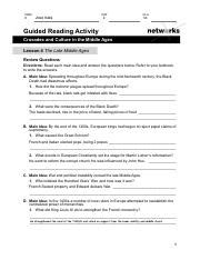 Full Download European Middle Ages Section 4 Guided Answers 