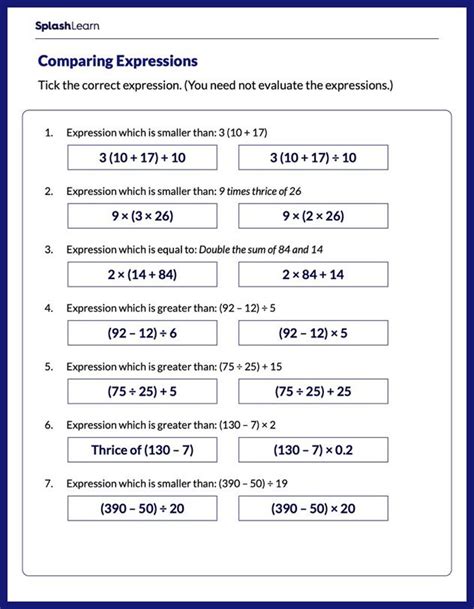 Evaluate Expressions Involving Parentheses Math Worksheets Splashlearn Parentheses Math Worksheet - Parentheses Math Worksheet