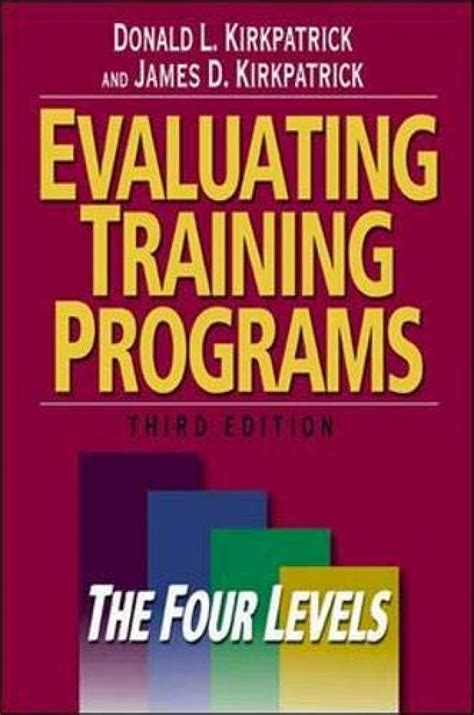 Evaluating Training Programs The Four Levels