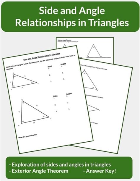 Evaluating Triangle Relationships Pi Answer Key