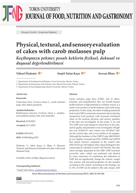 Evaluation Of Physical Textural And Microstructural