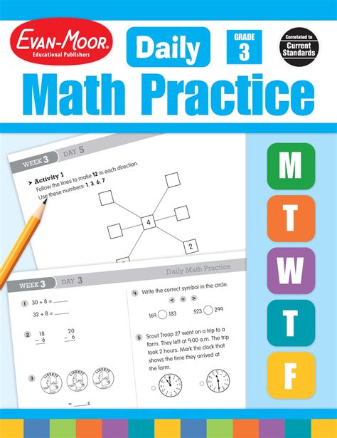 Evan Moor Daily Math Practice Grade 2