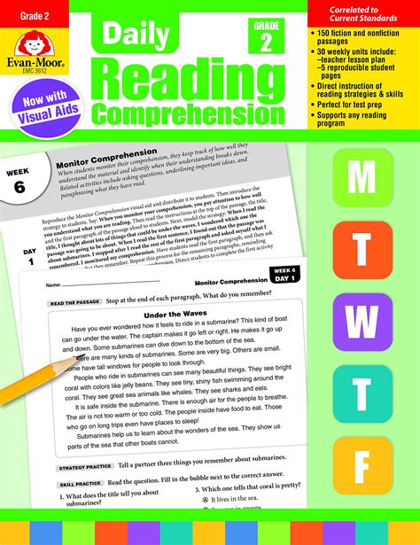 Evan Moor Daily Reading Comprehension Grade 5 Amazon Daily Comprehension Grade 5 - Daily Comprehension Grade 5