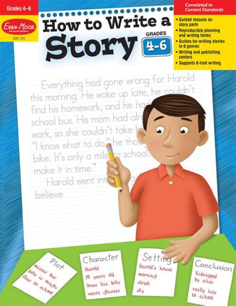 Evan Moor How To Write A Story Grades Dlr 3rd Grade - Dlr 3rd Grade