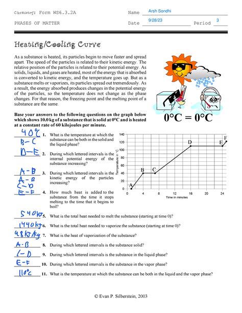 Evan P Silberstein 2003 Answer Key