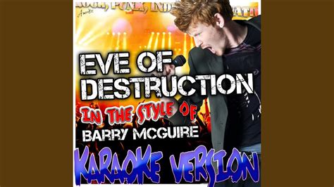 eve of destruction barry mcguire karaoke