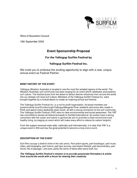 Event Partnership Proposal   How To Write A Winning Event Sponsorship Proposal - Event Partnership Proposal