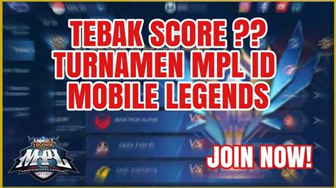 Event Tebak Score Playoff Mobile Legend E Sport Rasibet369 Link - Rasibet369 Link