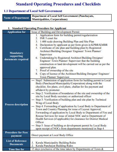 Download Event Management Standard Operating Procedures 