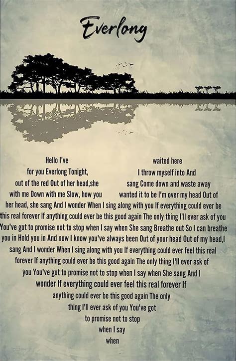 Everlong Foo Lyrics