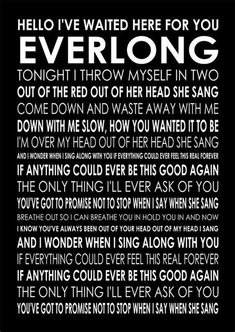 Everlong Lyrics Foo Fighters