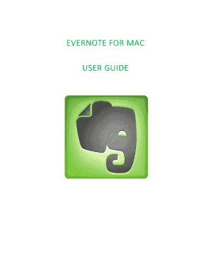 Read Online Evernote Mac User Guide 