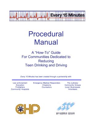 Download Every 15 Minutes Program Procedural Manual 