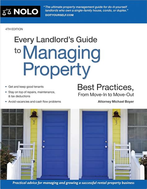 Read Online Every Landlords Guide To Managing Property Best Practices From Move In To Move Out 